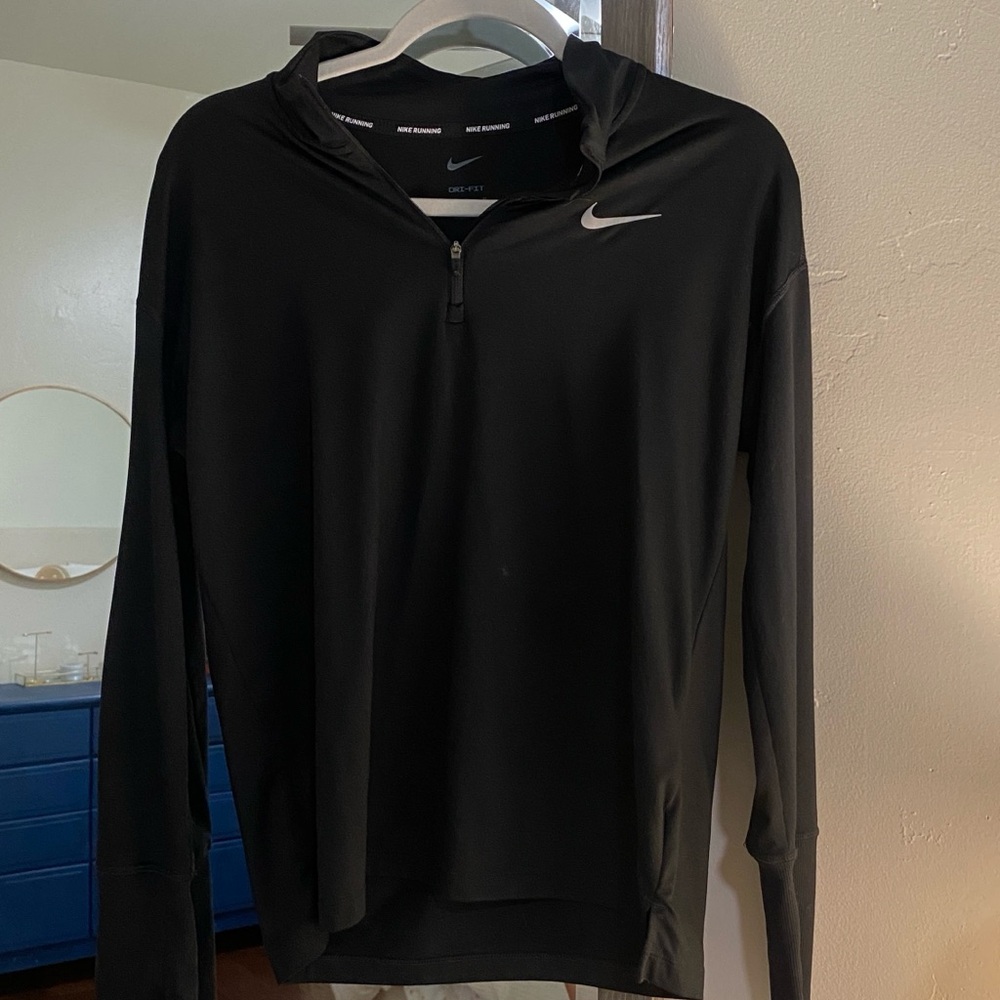 Nike Women's Black Quarter-Zip Sweatshirt